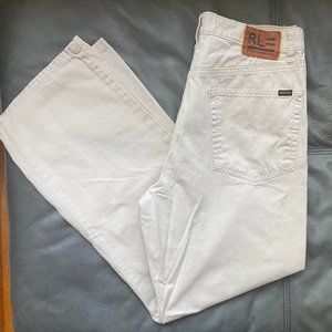 Ralph Lauren Polo Jeans in Cream Vintage Men's Size 32x30